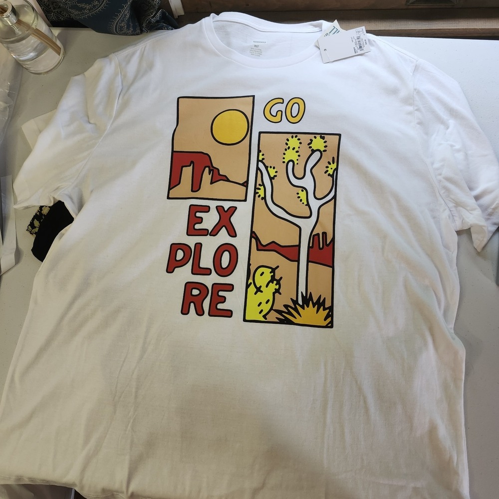 Sonoma Goods For Life Go Explore Desert Graphic T-Shirt Men's XLT Big & Tall NWT